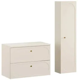 bezowy-komplet-lazienkowy-wiszacy-szafka-pod-umywalke-80-cm-slupek-140-cm