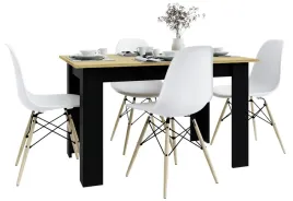 stol-12080-dab-artisan-czarny-4-krzesla-biale-loft-do-kuchni-jadalni