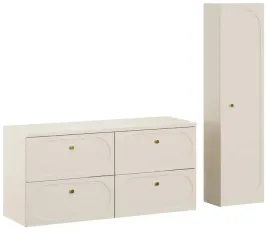 bezowy-komplet-lazienkowy-wiszacy-szafka-pod-umywalke-120-cm-slupek-140-cm