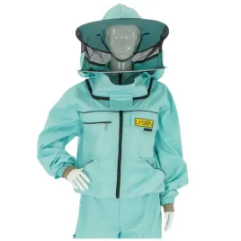 bluza-pszczelarska-rozpinana-z-kapeluszem-turkusowa-rozmiar-xl