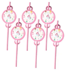 slomki-urodzinowe-little-ballerina-ksiezniczki-wrozki-jednorozec-6-szt