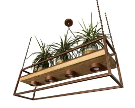 lampa-nowoczesny-kwietnik-nad-stol-bar-wyspe-miedziana