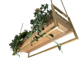 lampa-kwietnik-nowoczesna-led-zlota-100x30x80cm