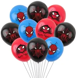 marvel-super-heroes-balony-spiderman-spider-10-sztuk
