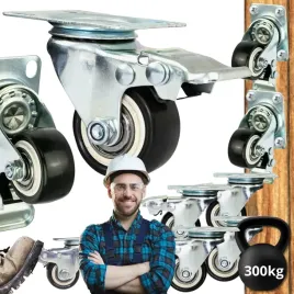 kolka-przemyslowe-obrotowe-z-hamulcem-do-duzych-obciazen-300kg-38mm-4szt