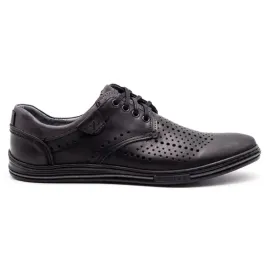 skorzane-buty-meskie-azurowe-polskie-402-lato-czarne-z-szarym-37