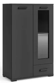 witryna-komoda-fabio-80-cm-czarna-z-polkami-i-przeszklonym-frontem