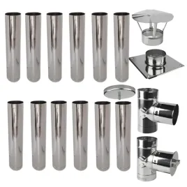 komin-wklad-kominowy-kwasoodporny-fi-120-dl-12m-zestaw-rur-na-gaz-i-pellet