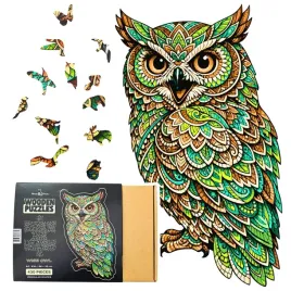 puzzle-drewniane-sowa-430-el-puzzle-sowa-puzzle-drewniane-ptak-madra-sowa