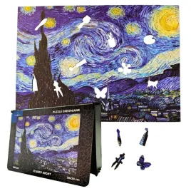 puzzle-starry-night-mruuandpruu-20x28-cm-160-elementow-puzzle-obraz-van-gogh