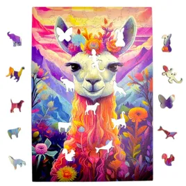 puzzle-lama-mruuandpruu-20-x-28-cm-160-elementow-ukladanka-drewniana
