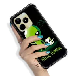 etui-anti-shock-do-realme-note-50-pancerne-hit-dark-funny-alien-mix-wzorow
