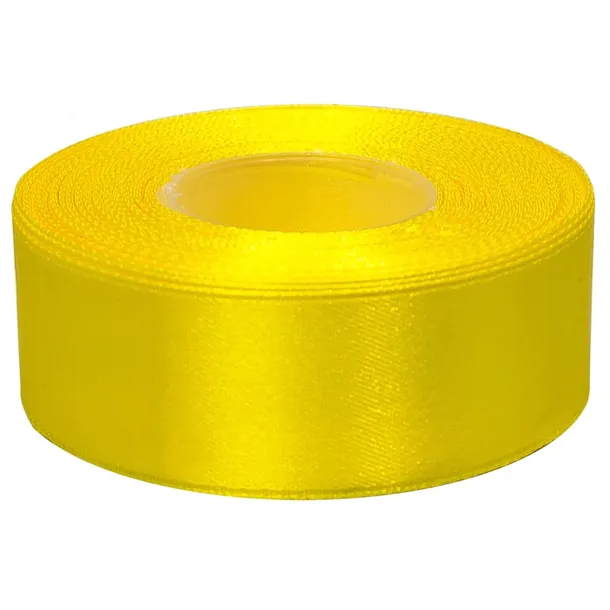 Taśma satynowa wstążka 30mm 27mb ŻÓŁTY