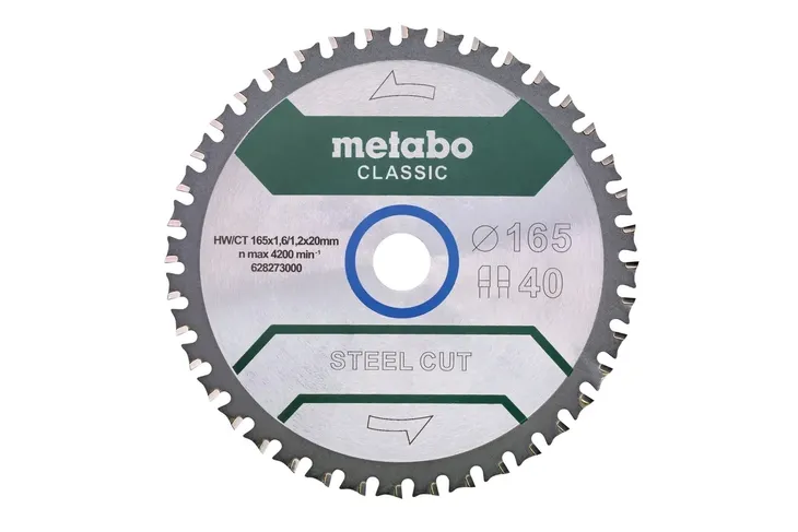 Metabo tarcza do cięcia blachy stalowej 165mm