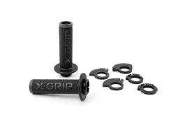raczki-rowerowe-x-grip-lock-on-z-adapterem-szary-otwarty-konce