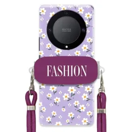 etui-do-huawei-honor-magic-5-lite-kwiatowe-wiosna-uchwyt-sznurek-fiolet