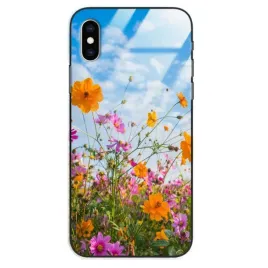 etui-do-iphone-xs-glass-kwiaty-wiosna-spring-energia-zielen-kobiece-wzory