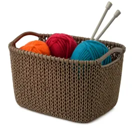 koszyk-curver-knit-8l-brazowoszary-pojemnik-na-drobiazgi-organizer
