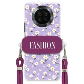 etui-do-huawei-honor-50-lite-fashion-kwiaty-wiosna-uchwyt-sznurek-fiolet