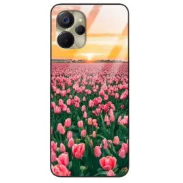 etui-do-realme-10-5g-glass-kwiaty-wiosna-spring-energia-kobiece-mix-wzory