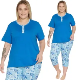 pizama-damska-bawelniana-plus-size-spodnie-3-4