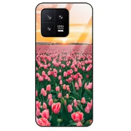 etui-do-xiaomi-13-glass-kwiaty-wiosna-spring-energia-zielen-kobiece-wzory