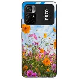etui-do-xiaomi-poco-m4-pro-5g-glass-kwiaty-wiosna-spring-kobiece-mix-wzory