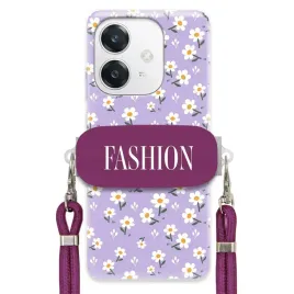 etui-do-oppo-a40-5g-case-fashion-kwiaty-wiosna-uchwyt-sznurek-fioletowy