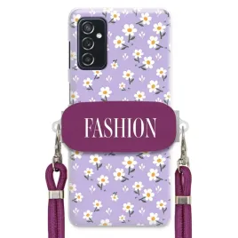 etui-do-samsung-m52-5g-case-fashion-kwiaty-wiosenne-uchwyt-sznurek-fiolet