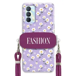 etui-do-realme-gt-master-5g-fashion-kwiaty-wiosna-uchwyt-sznurek-fiolet