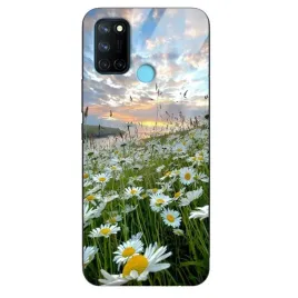 etui-do-realme-7i-glass-kwiaty-wiosna-spring-energia-zielen-kobiece-wzory