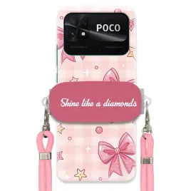 etui-do-xiaomi-poco-c40-rozowy-sznurek-uchwyt-pink-kobiece-urocze-shine