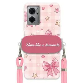 etui-do-xiaomi-redmi-10-5g-rozowy-sznurek-uchwyt-pancerne-pink-shine-girl