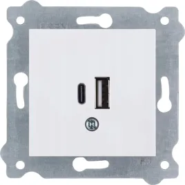 exen-gniazdo-podwojne-ladowania-ladowarka-usb-typ-c-typ-a-biale-277-01e