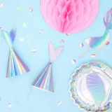 czapeczki-18cm-syrenka-opalizujace-1-op-6-szt-urodziny-roczek-bohater-syrenka-ariel-waga-z-opakowaniem-0-2-kg