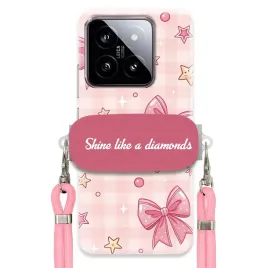 etui-do-xiaomi-14-rozowy-sznurek-uchwyt-rozowe-kobiece-modne-urocze-shine