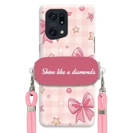 etui-do-oppo-find-x5-pro-rozowy-sznurek-uchwyt-pancerne-pink-shine-girl