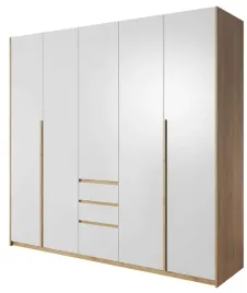 szafa-xelo-230-biala-dab-craft-zloty-przesuwna-stylowa-nowoczesna-hit
