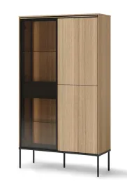 witryna-podswietlana-91-cm-x-158-cm-x-34-cm-dab-linearny-nowoczesny-design