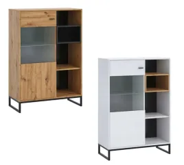 witryna-niska-90-x-40-x-130cm-salon-jadalnia-2-warianty-kolorystyczne