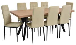 stol-rozkladany-90x90-190cm-8-krzesel-tapicerowanych-welur-bezowy