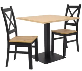 stol-80x80cm-metalowa-podstawa-2x-krzeslo-drewniane-restauracja-kwiarnia