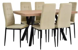 stol-rozkladany-90x90-190cm-6-krzesel-tapicerowanych-welur-bezowy