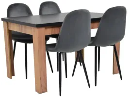 4-krzesla-tapicerowane-welurowe-stol-rozkladany-80x120-160cm