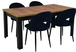 stol-rozkladany-90x160-200-dab-craft-4-krzesla-tapicerowane-z-wycieciem