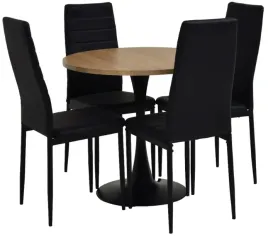 stol-okragly-80x80cm-metalowa-podstawa-4x-krzeslo-ekoskora