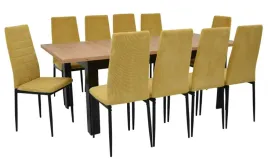 stol-rozkladany-90x160-200cm-dab-artisan-10-krzesel-sztruks-musztardowy