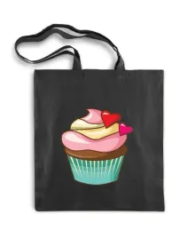 czarna-torba-zakupowa-38x40cm-bawelniana-145g-z-nadrukiem-babeczka-muffinka