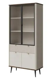 witryna-90-191-40-cm-polki-szuflady-kaszmir-orzech-do-salonu-jadalni