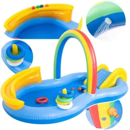 basen-dmuchany-dla-dzieci-plac-zabaw-tecza-220x122cm-ze-zjezdzalnia-kulkami